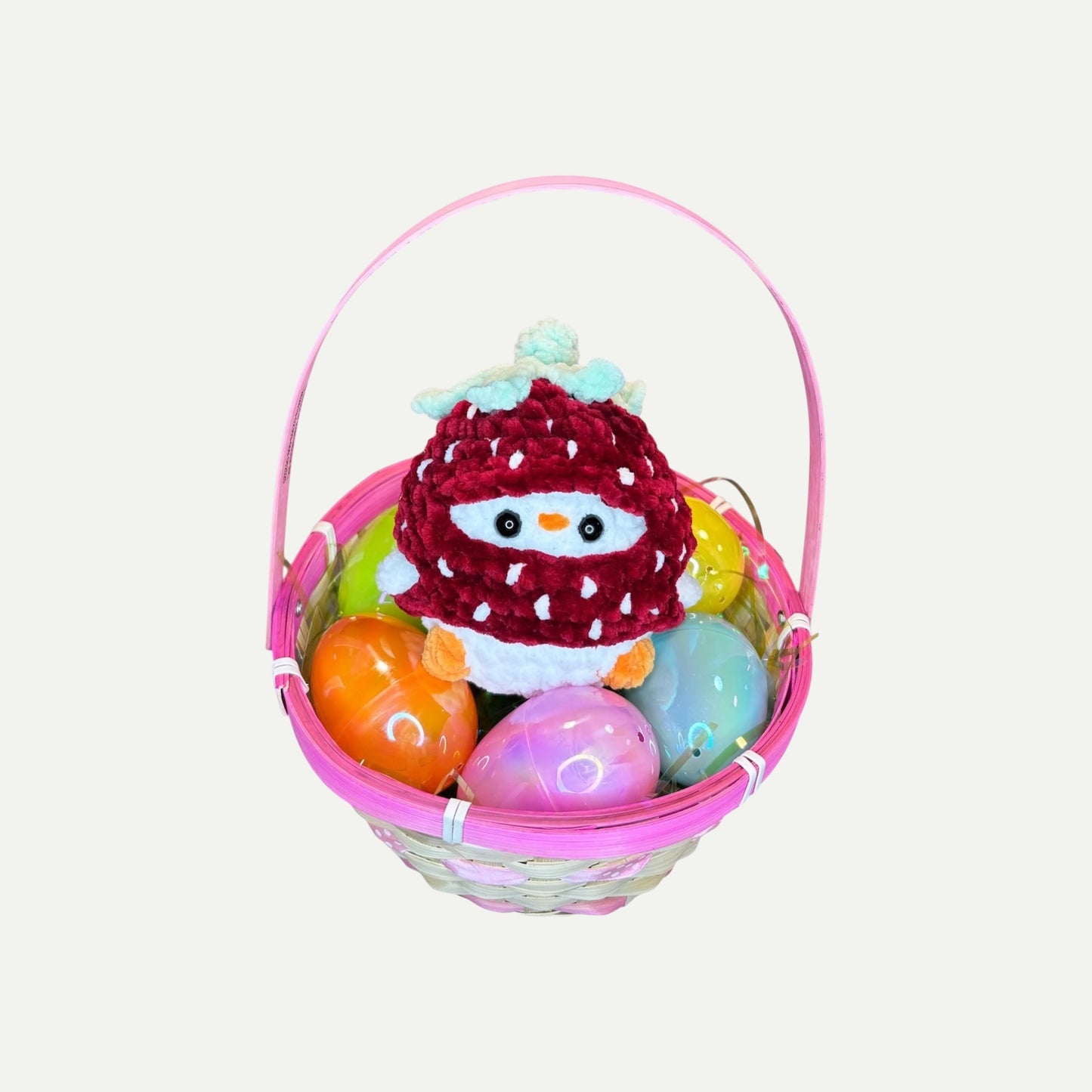 Egg Chick Hat Handmade Crochet Plush