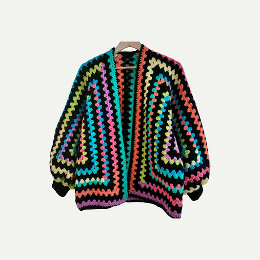 Granny Square Crochet Cardigan