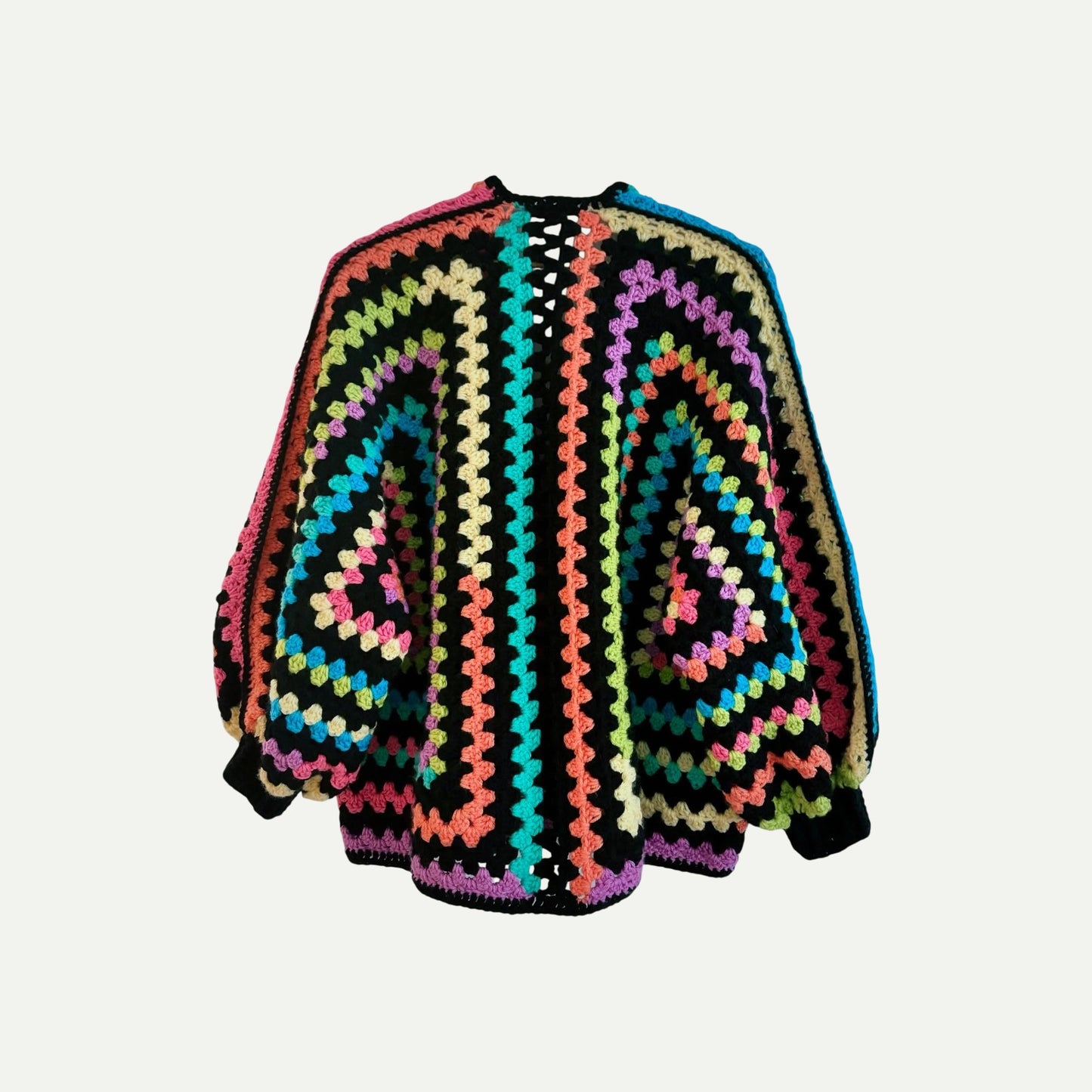 Granny Square Crochet Cardigan