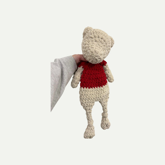 Pooh Bear Lovey Handmade Crochet Baby Gift